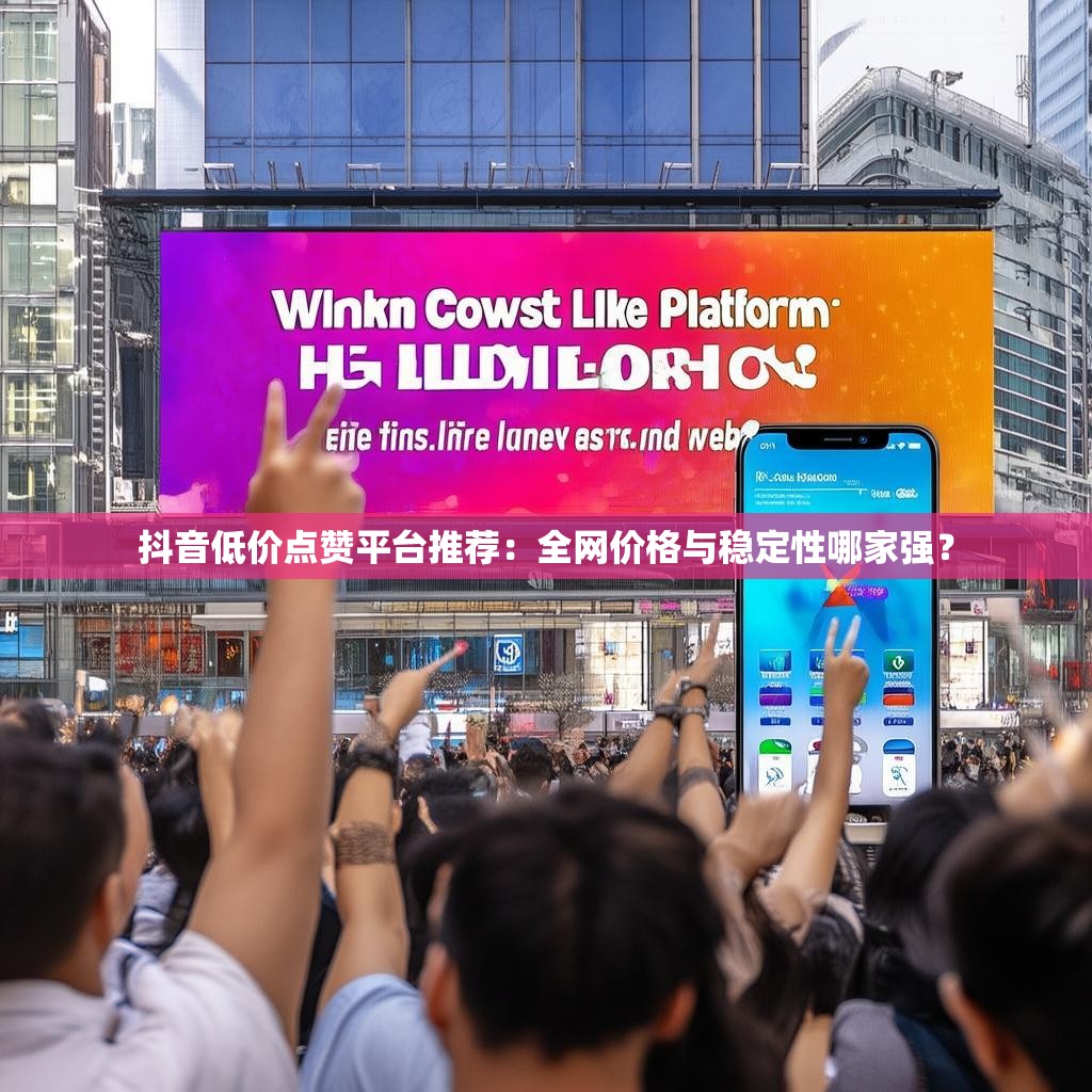 抖音低价点赞平台推荐：全网价格与稳定性哪家强？