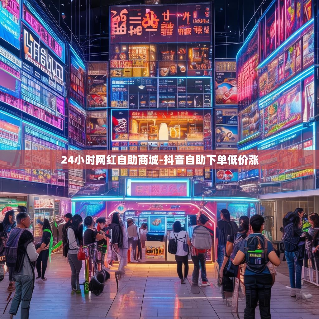 24小时网红自助商城-抖音自助下单低价涨
