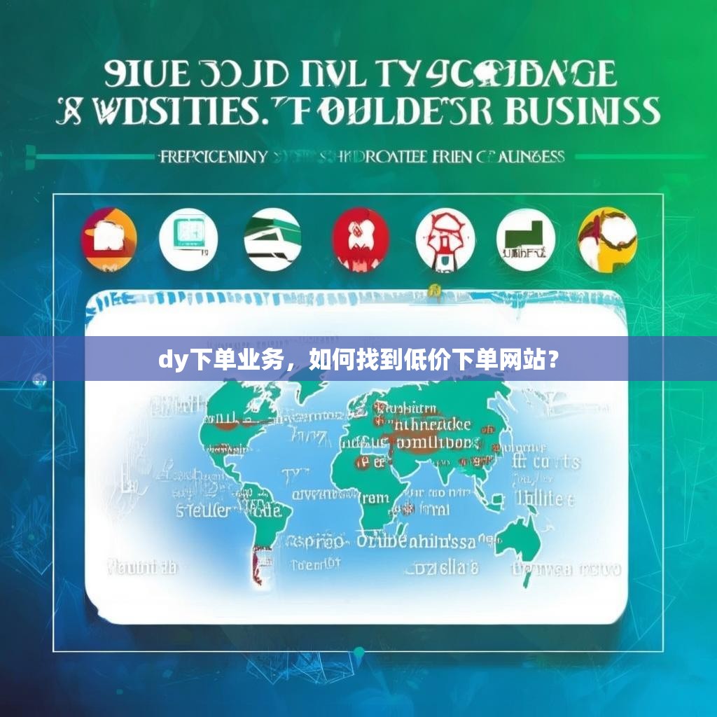 dy下单业务,如何找到低价下单网站?