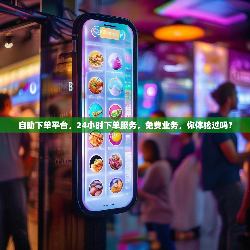 自助下单平台，24小时下单服务，免费业务，你体验过吗？