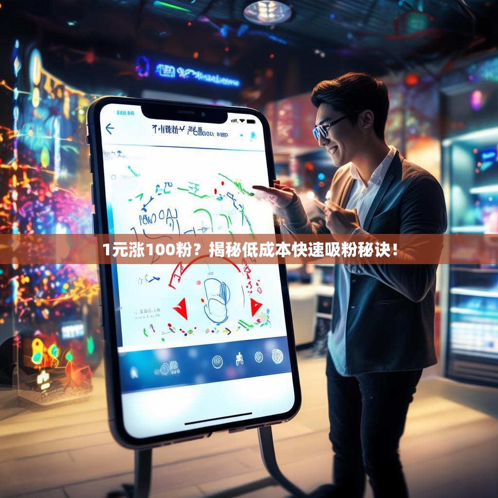 1元涨100粉？揭秘低成本快速吸粉秘诀！