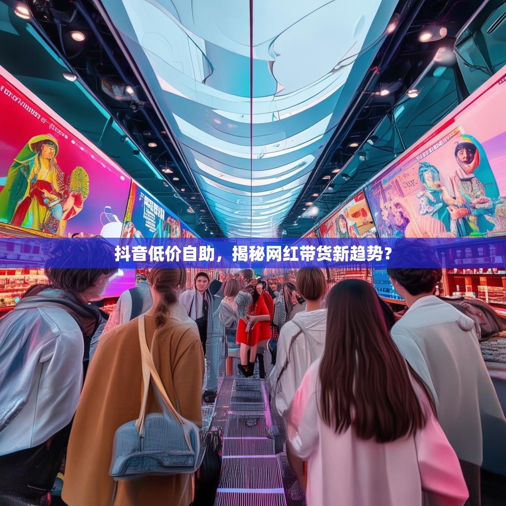 抖音低价自助，揭秘网红带货新趋势？