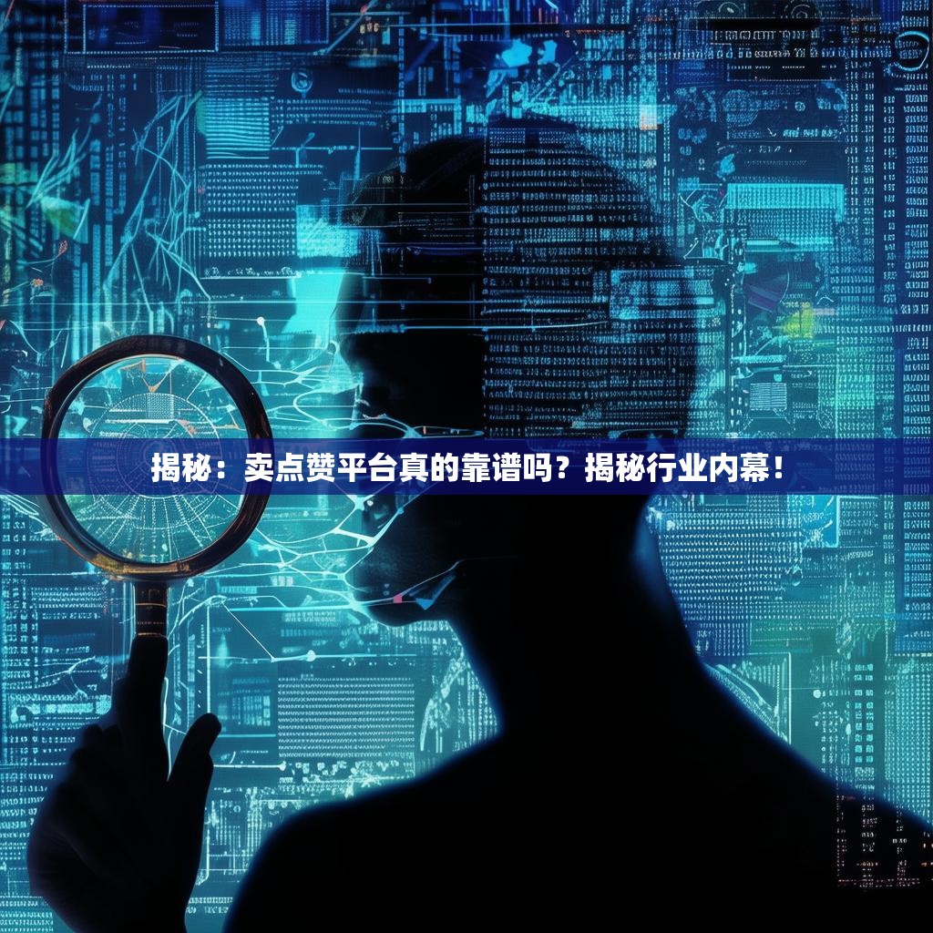 揭秘：卖点赞平台真的靠谱吗？揭秘行业内幕！