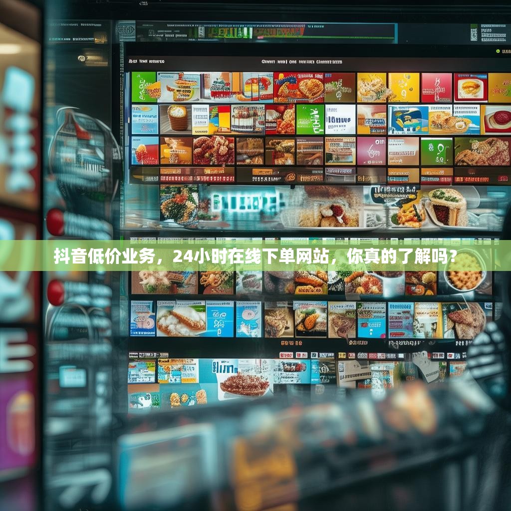 抖音低价业务，24小时在线下单网站，你真的了解吗？