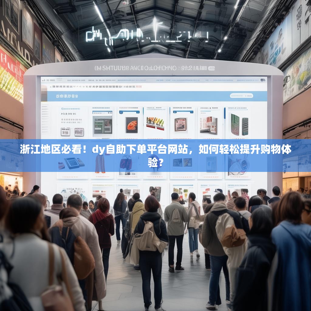 浙江地区必看！dy自助下单平台网站，如何轻松提升购物体验？