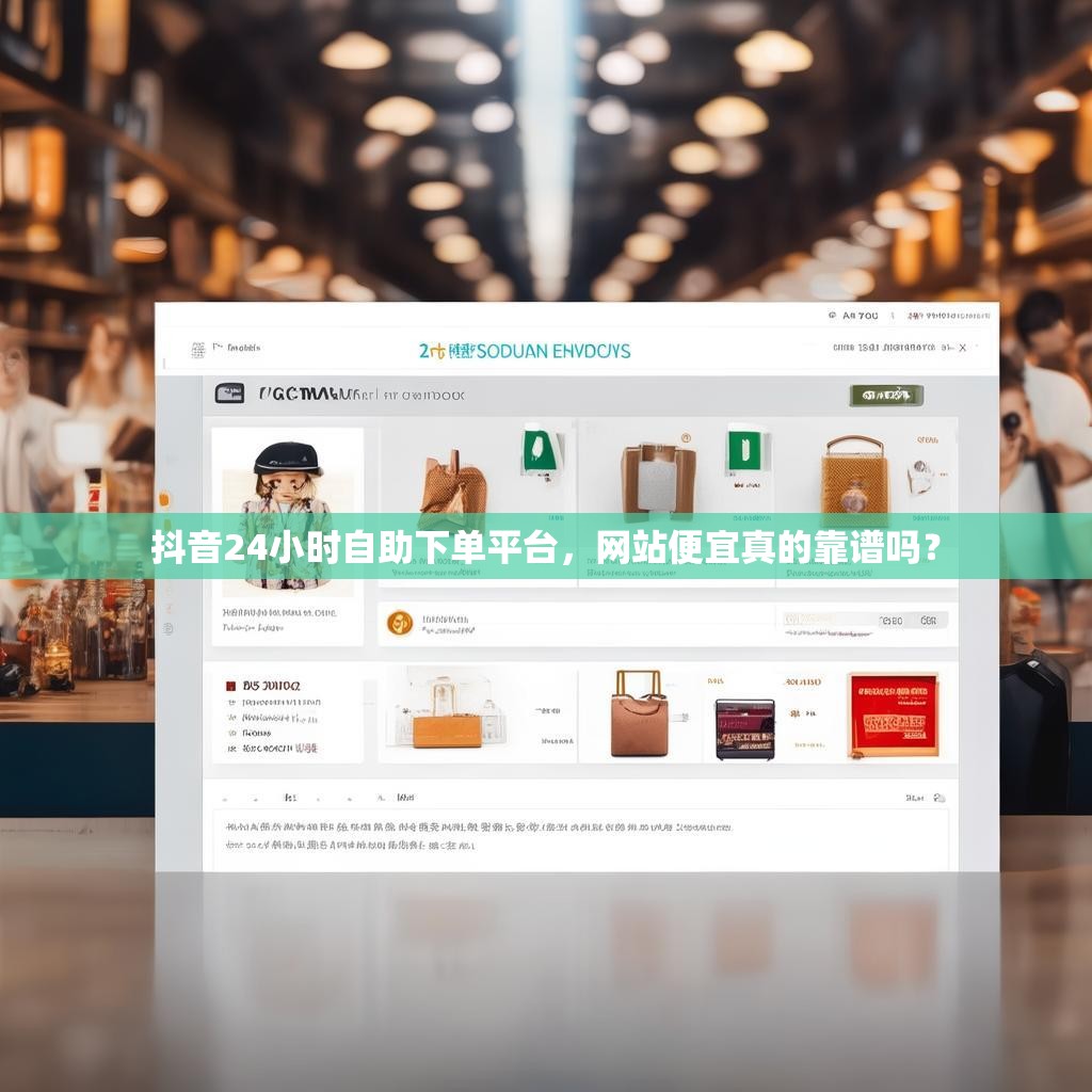 抖音24小时自助下单平台，网站便宜真的靠谱吗？