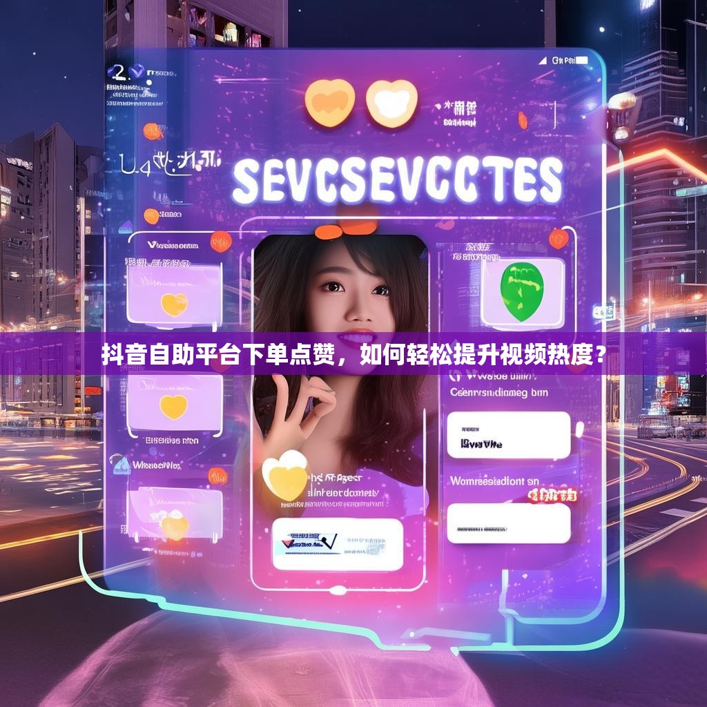 抖音自助平台下单点赞,如何轻松提升视频热度?