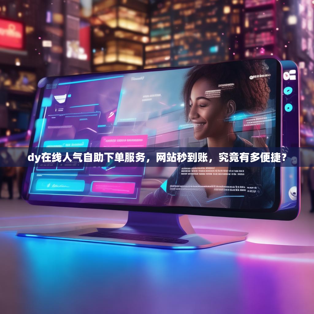 dy在线人气自助下单服务，网站秒到账，究竟有多便捷？