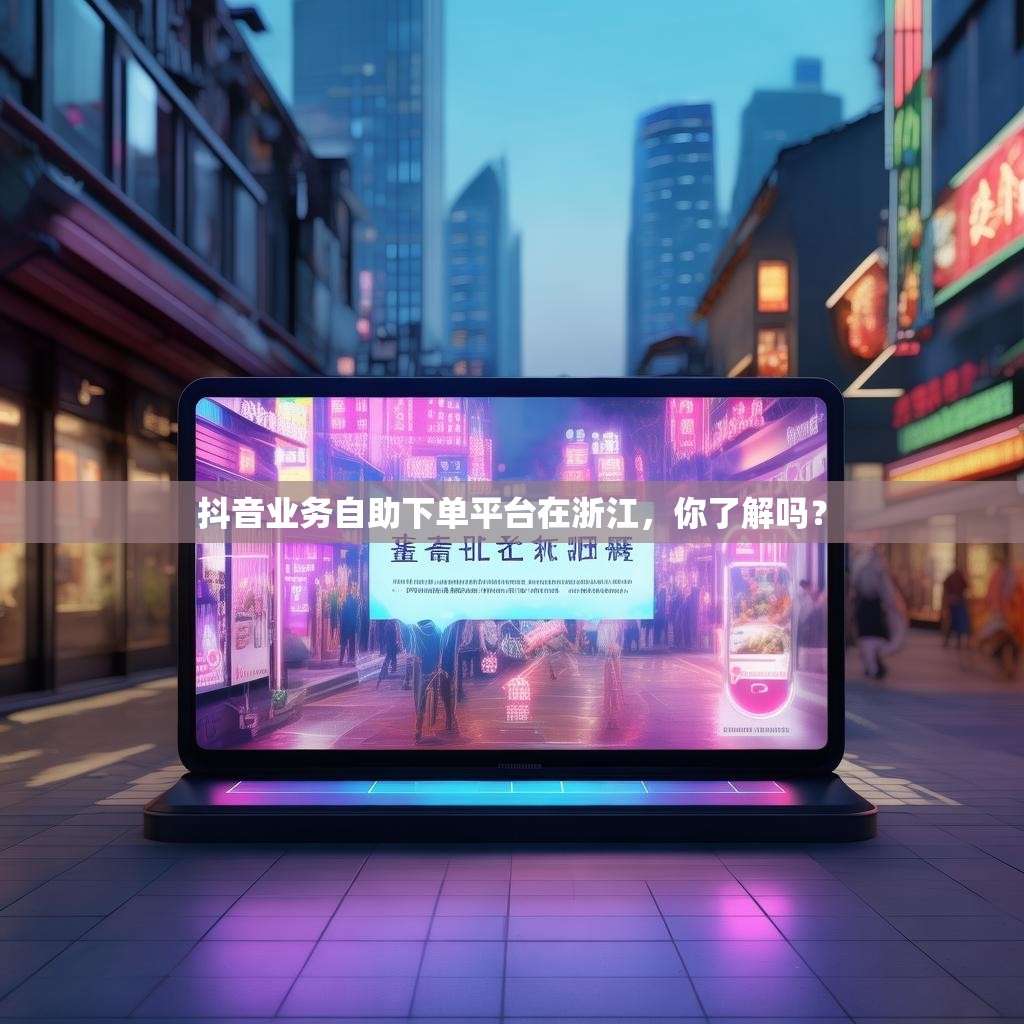 抖音业务自助下单平台在浙江，你了解吗？