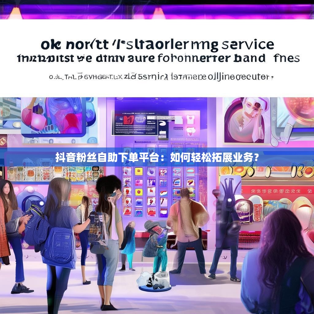 抖音粉丝自助下单平台：如何轻松拓展业务？