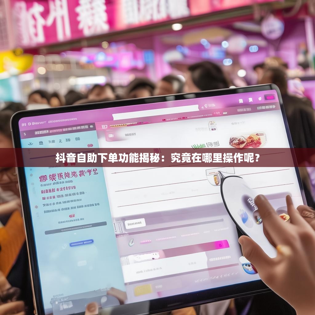 抖音自助下单功能揭秘：究竟在哪里操作呢？