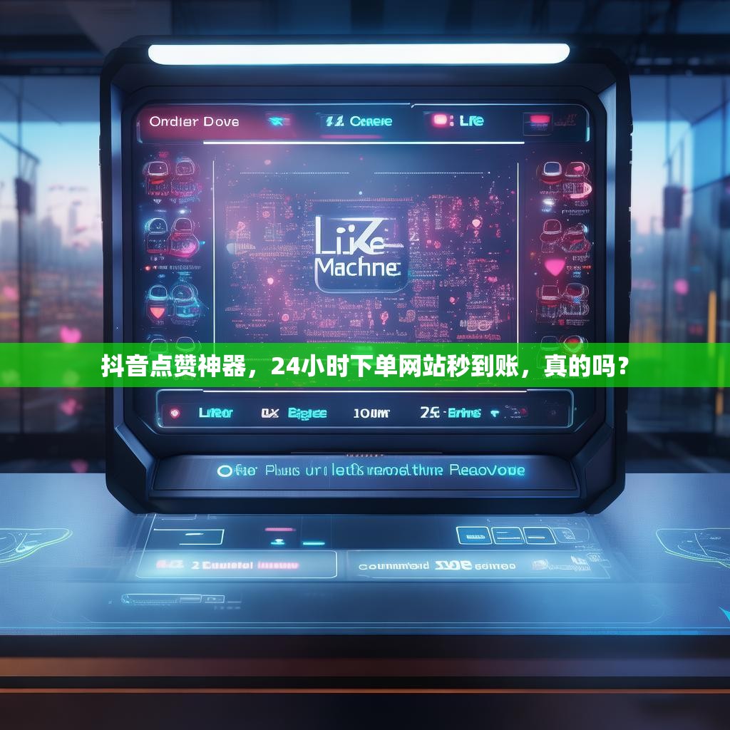 抖音点赞神器，24小时下单网站秒到账，真的吗？