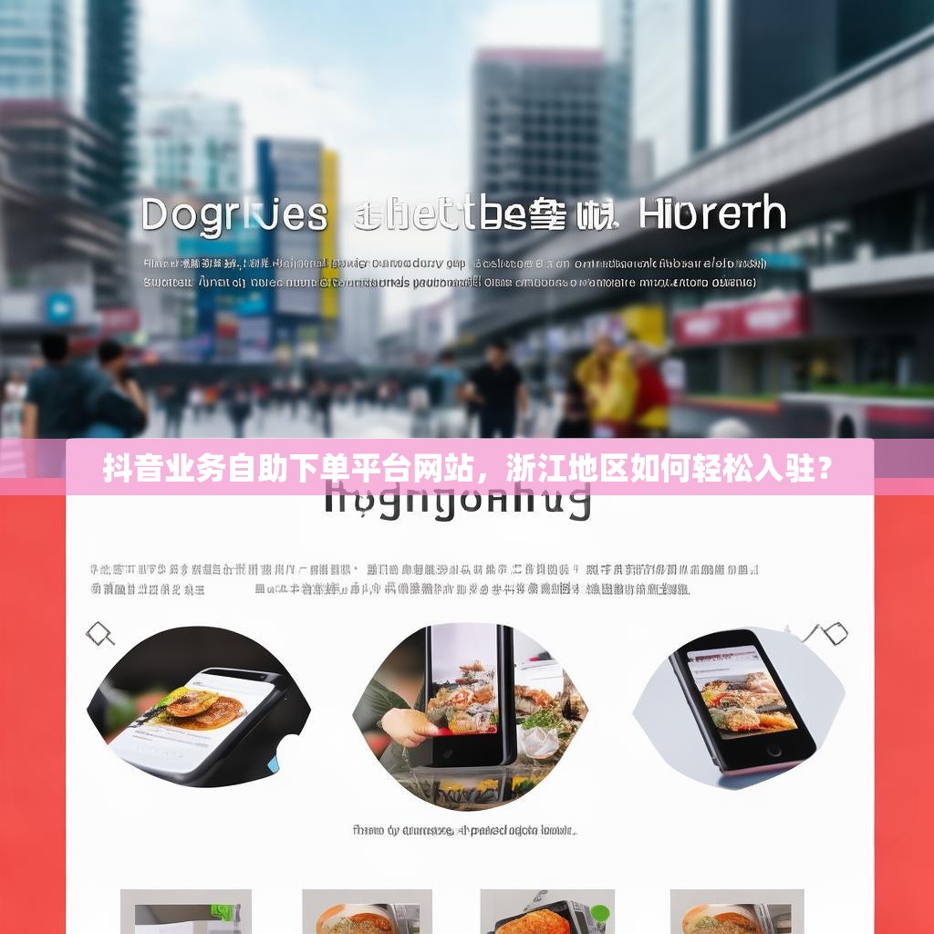 抖音业务自助下单平台网站，浙江地区如何轻松入驻？