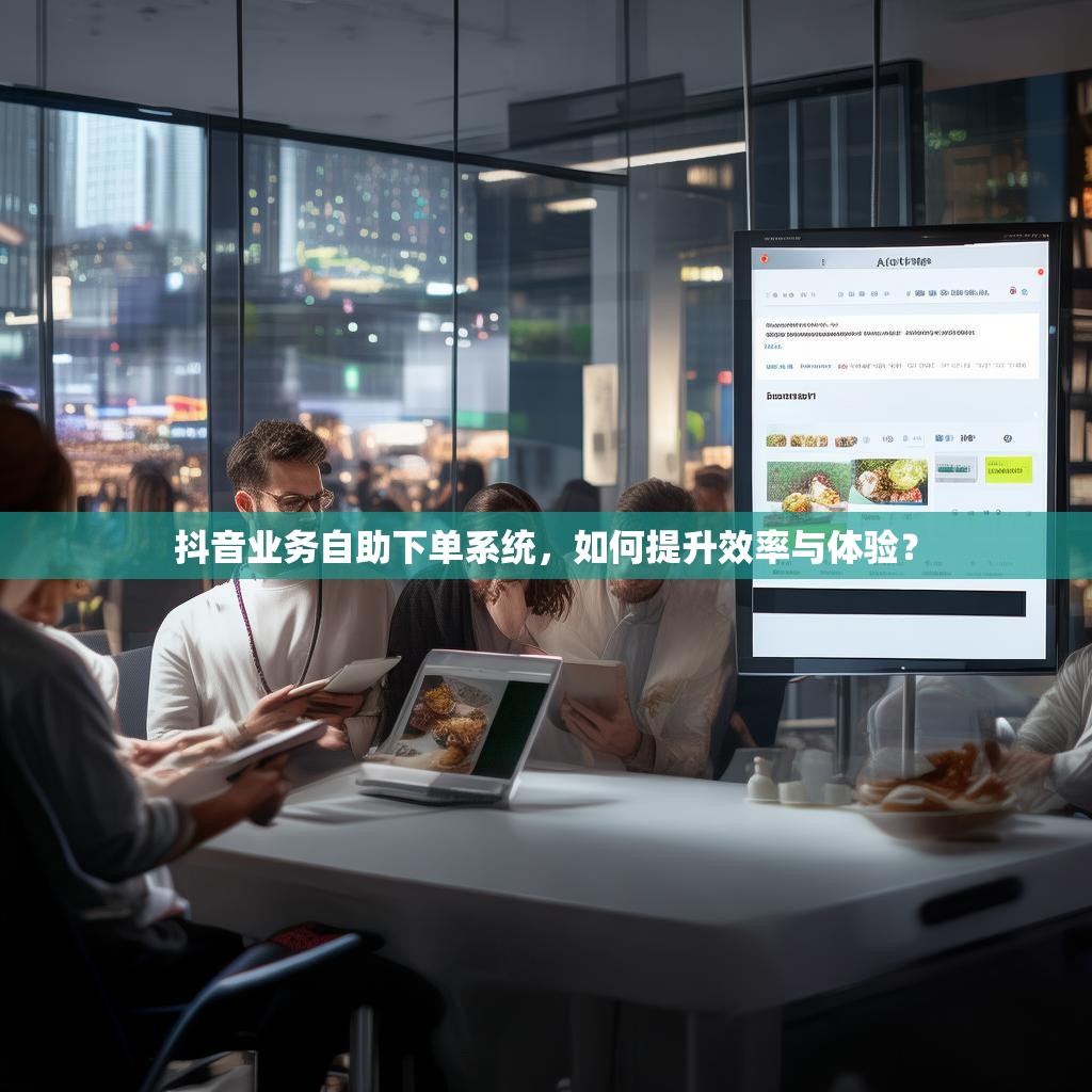 抖音业务自助下单系统，如何提升效率与体验？