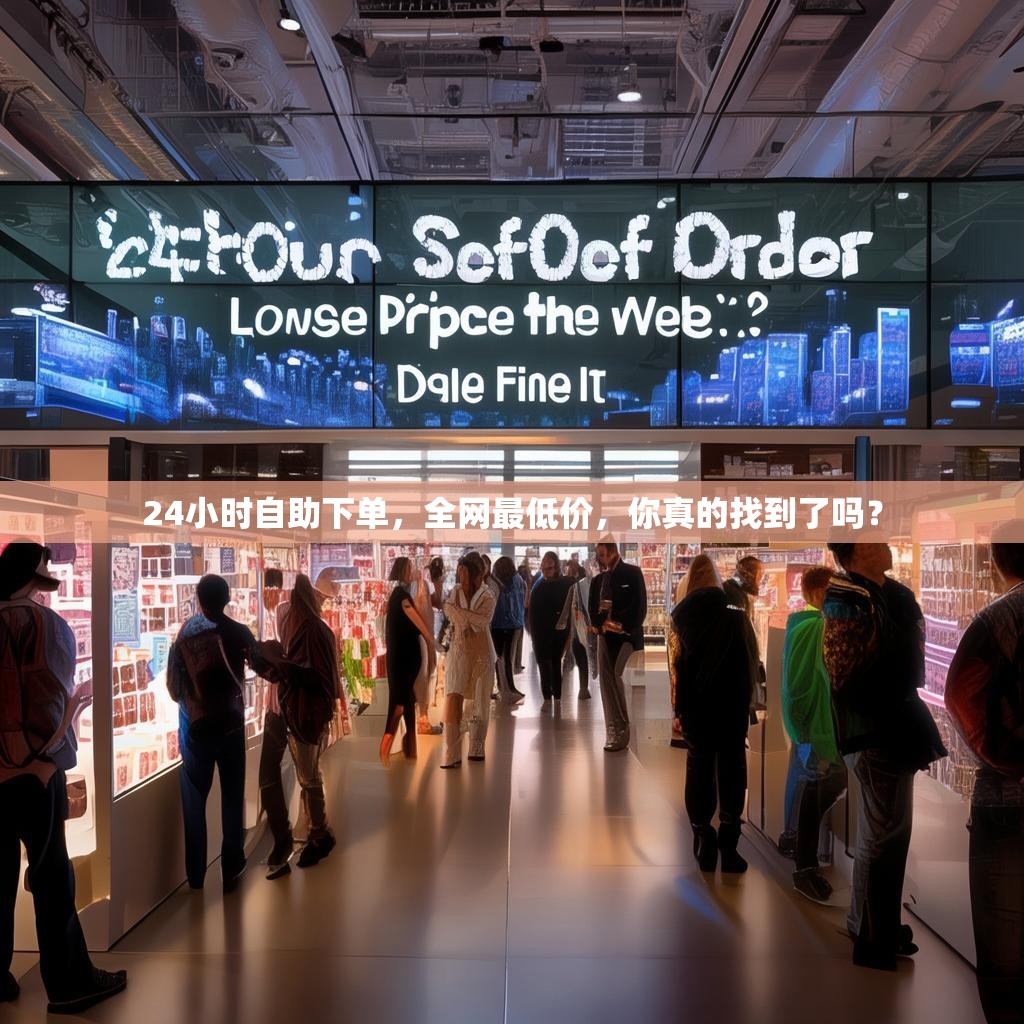 24小时自助下单，全网最低价，你真的找到了吗？