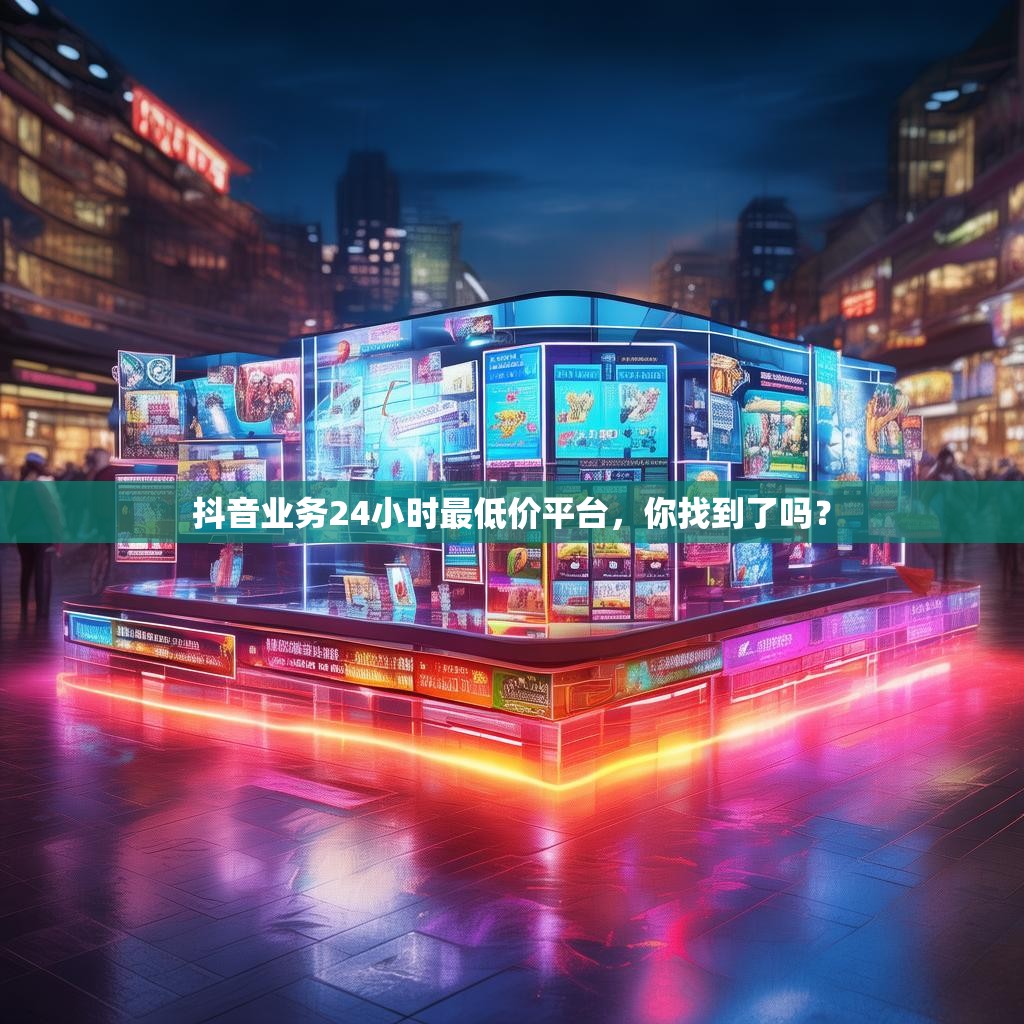 抖音业务24小时最低价平台，你找到了吗？