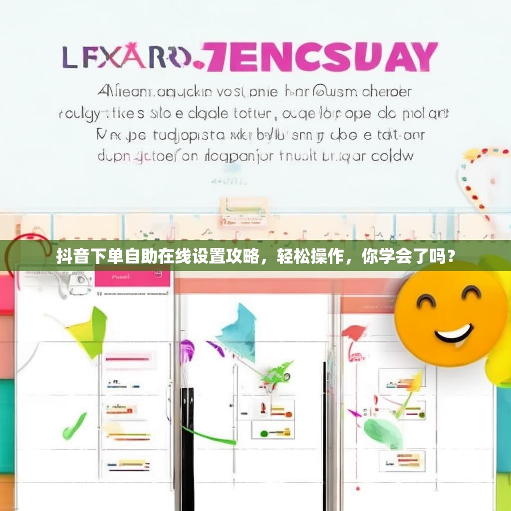 抖音下单自助在线设置攻略，轻松操作，你学会了吗？