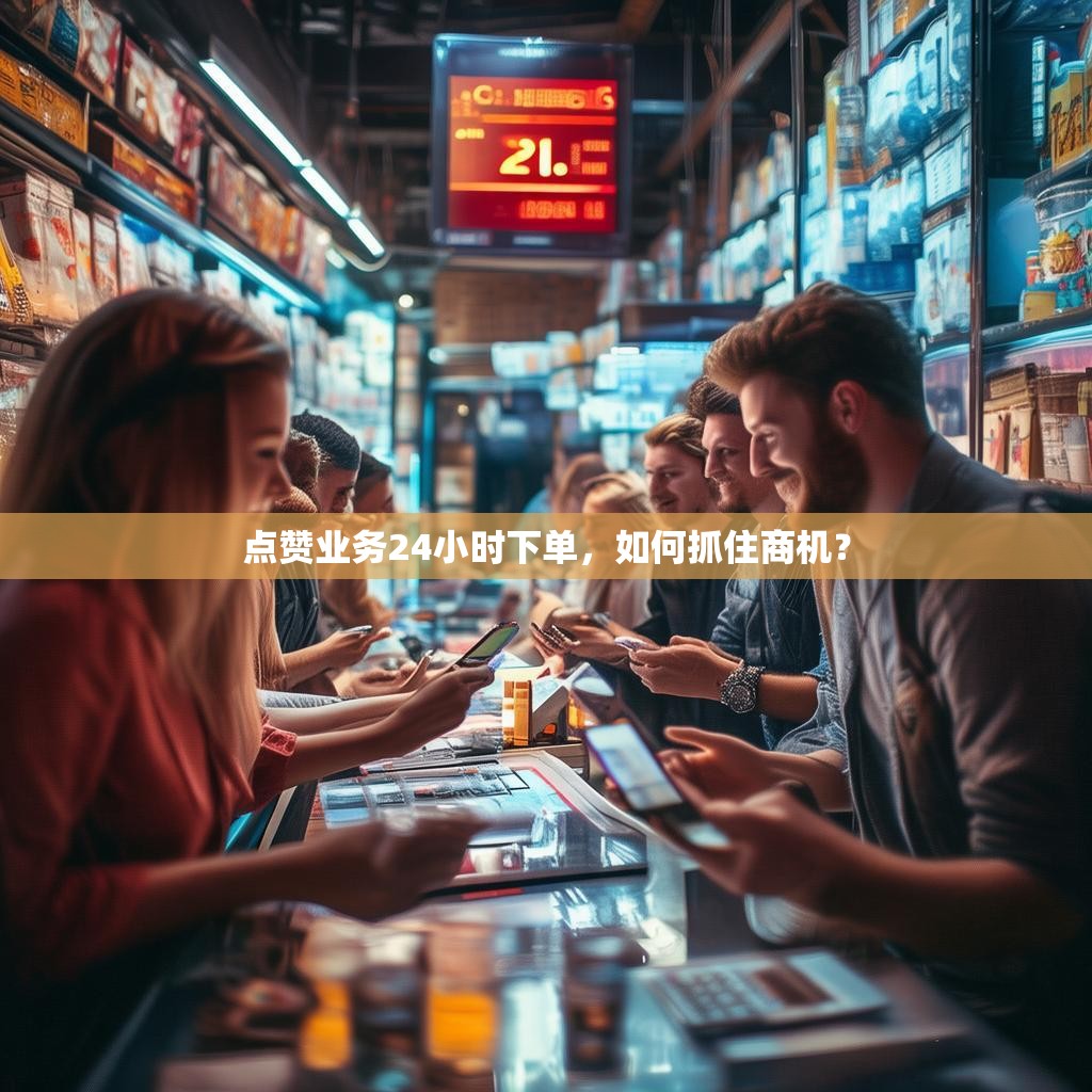 点赞业务24小时下单，如何抓住商机？