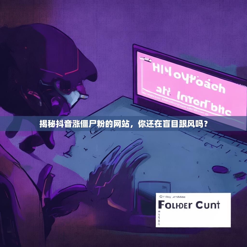 揭秘抖音涨僵尸粉的网站，你还在盲目跟风吗？