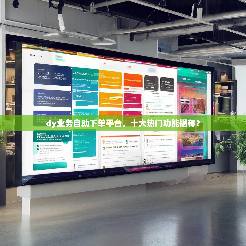 dy业务自助下单平台，十大热门功能揭秘？