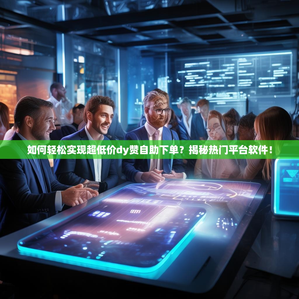 如何轻松实现超低价dy赞自助下单？揭秘热门平台软件！