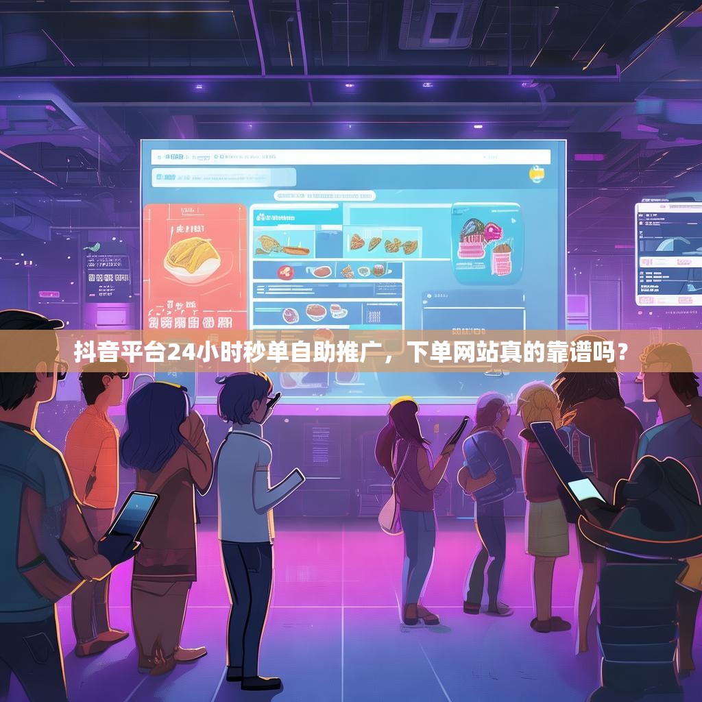 抖音平台24小时秒单自助推广，下单网站真的靠谱吗？