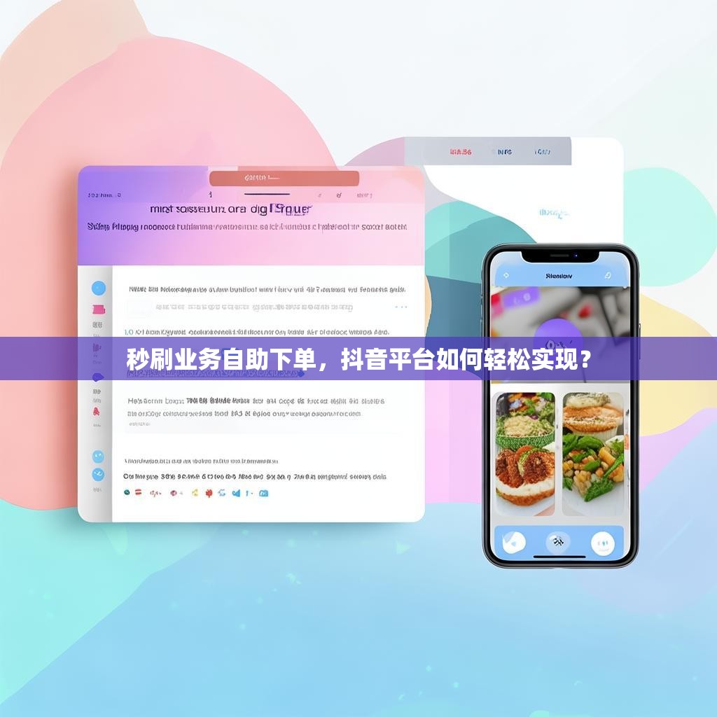秒刷业务自助下单，抖音平台如何轻松实现？