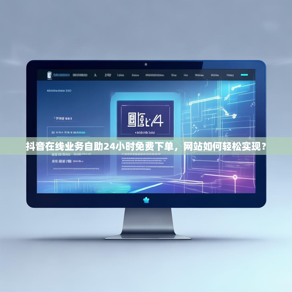 抖音在线业务自助24小时免费下单，网站如何轻松实现？