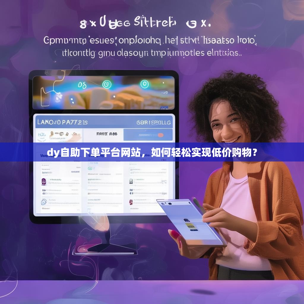 dy自助下单平台网站，如何轻松实现低价购物？