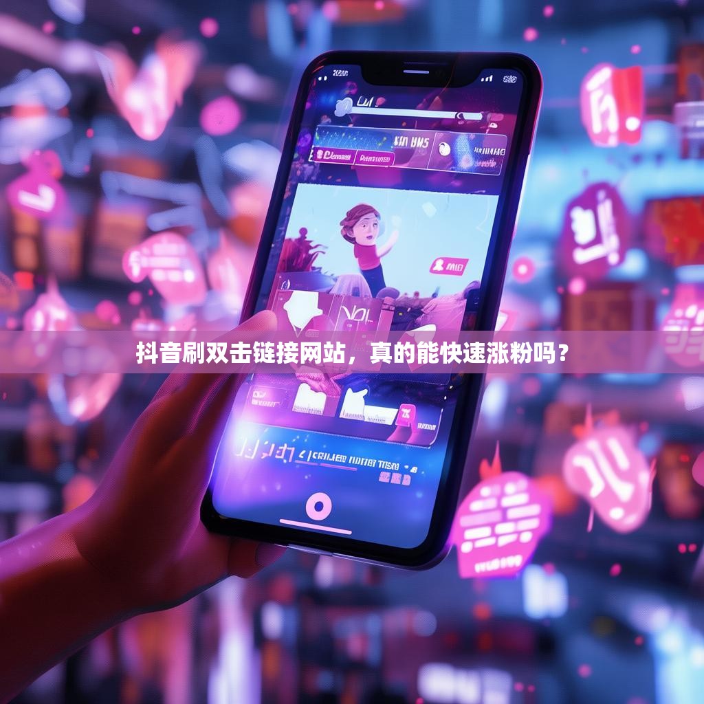 抖音刷双击链接网站，真的能快速涨粉吗？