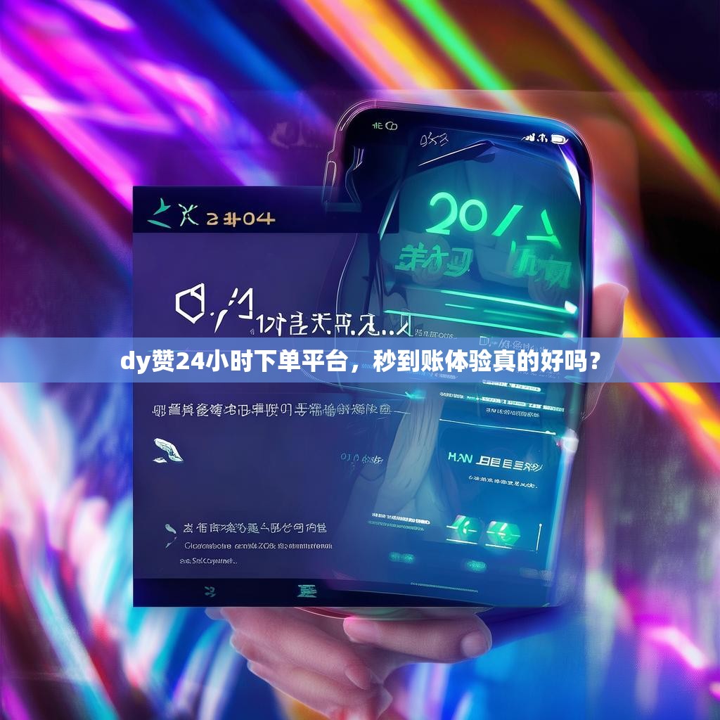 dy赞24小时下单平台，秒到账体验真的好吗？