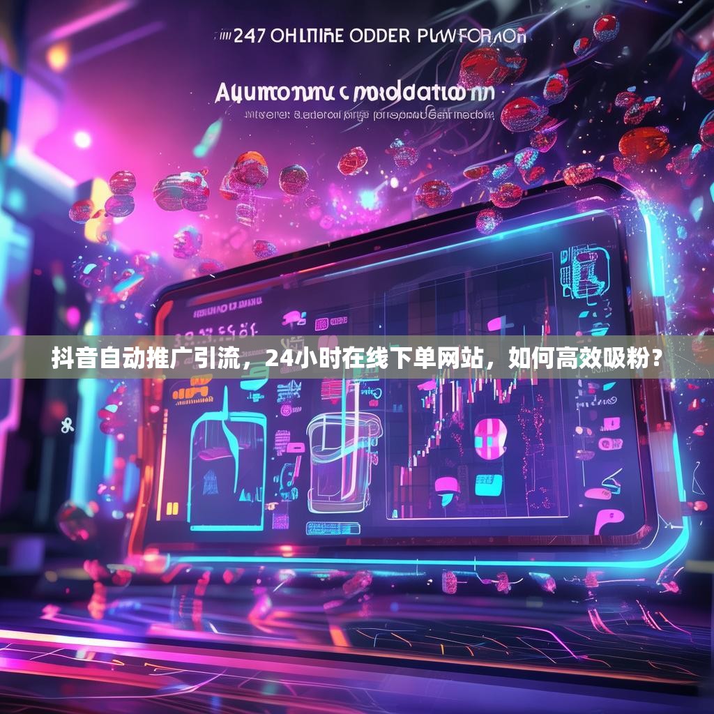 抖音自动推广引流，24小时在线下单网站，如何高效吸粉？