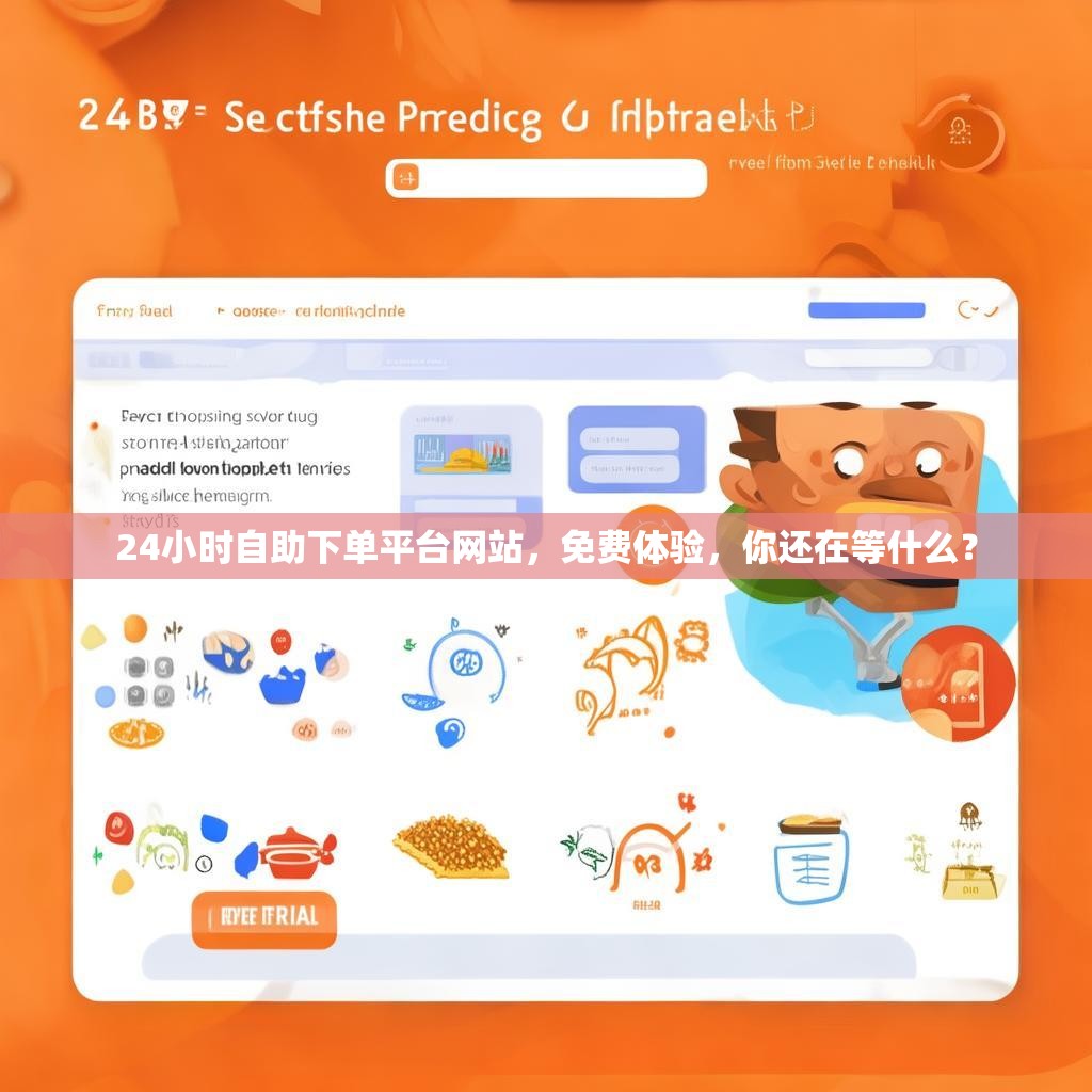 24小时自助下单平台网站，免费体验，你还在等什么？