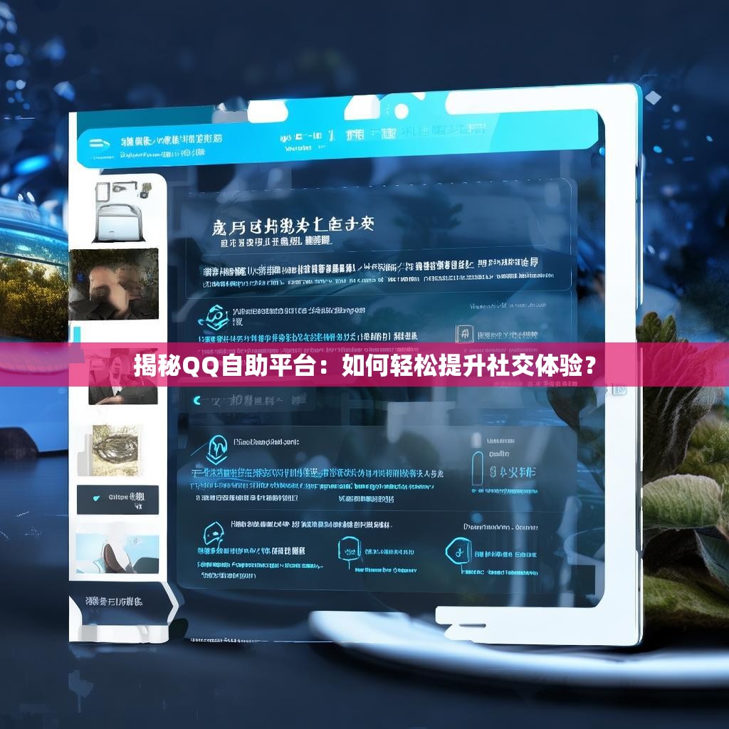 揭秘QQ自助平台：如何轻松提升社交体验？