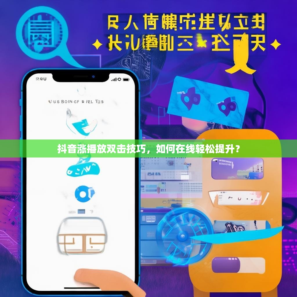 抖音涨播放双击技巧，如何在线轻松提升？