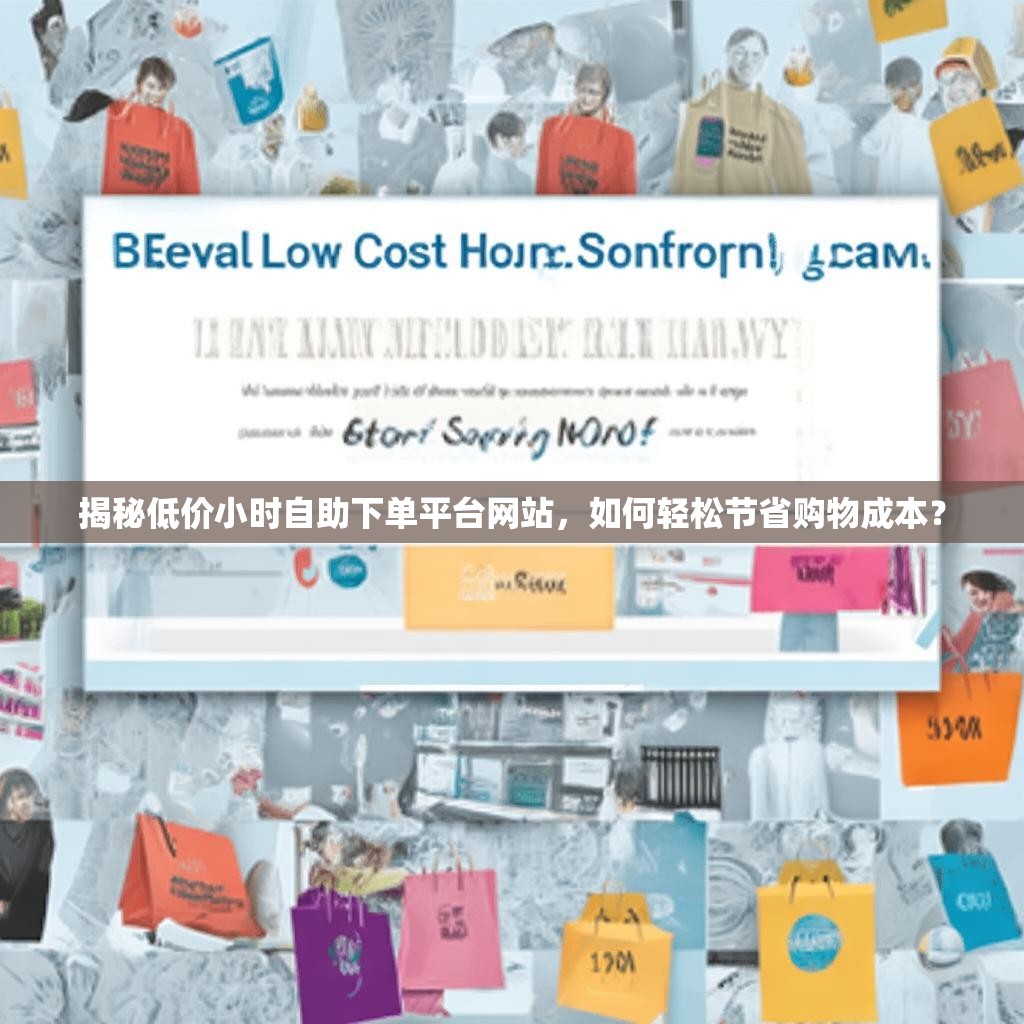 揭秘低价小时自助下单平台网站，如何轻松节省购物成本？