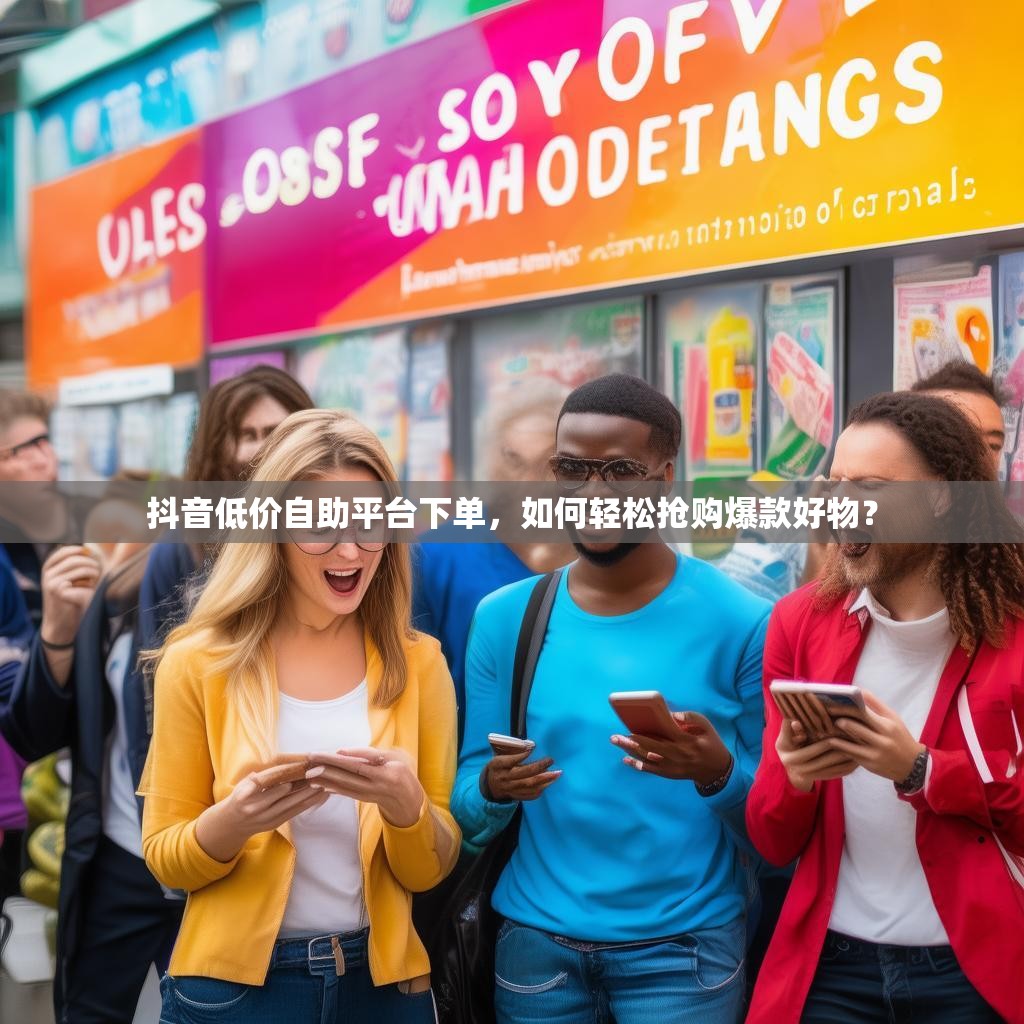 抖音低价自助平台下单，如何轻松抢购爆款好物？