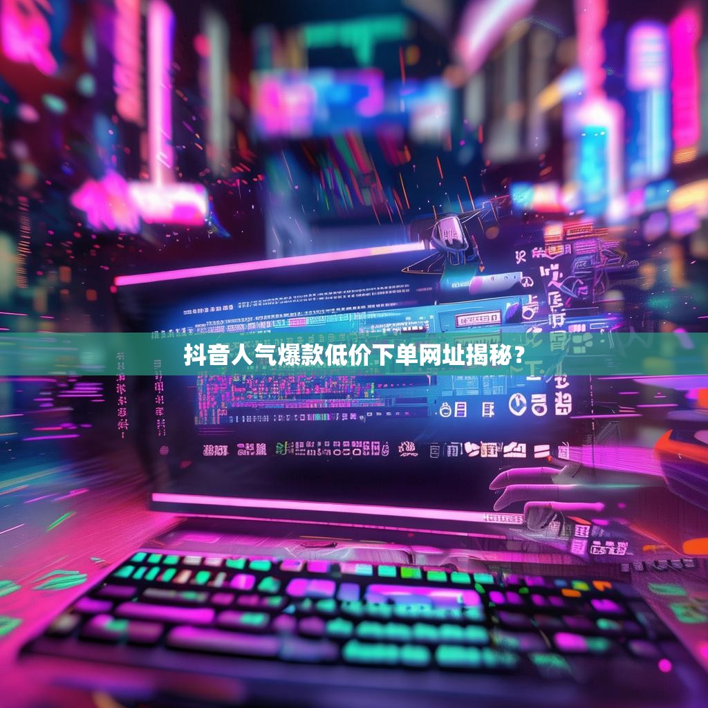 抖音人气爆款低价下单网址揭秘？