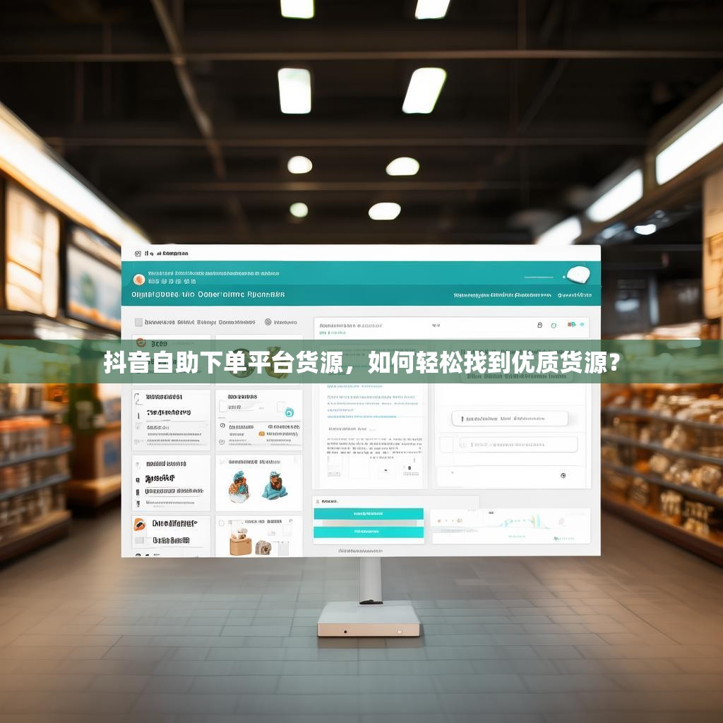 抖音自助下单平台货源，如何轻松找到优质货源？