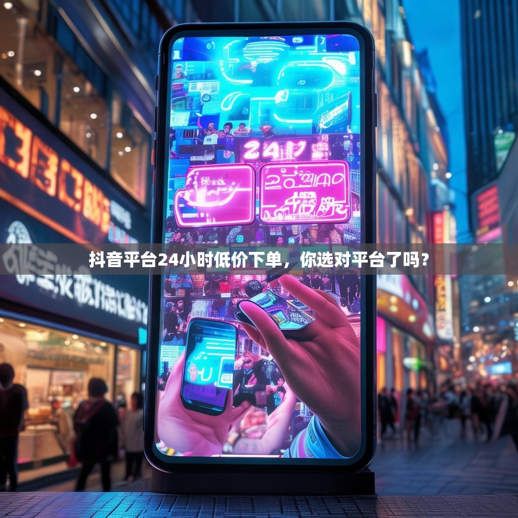 抖音平台24小时低价下单，你选对平台了吗？