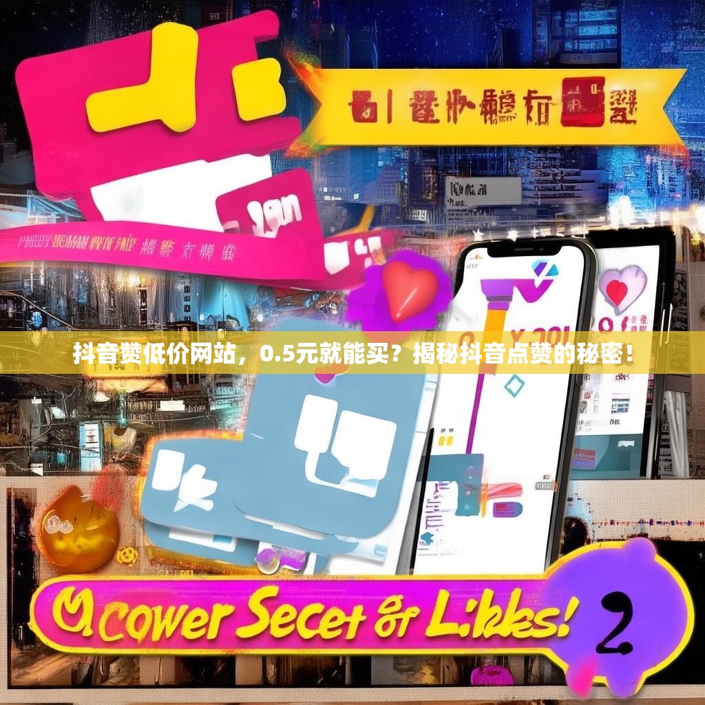 抖音赞低价网站，0.5元就能买？揭秘抖音点赞的秘密！