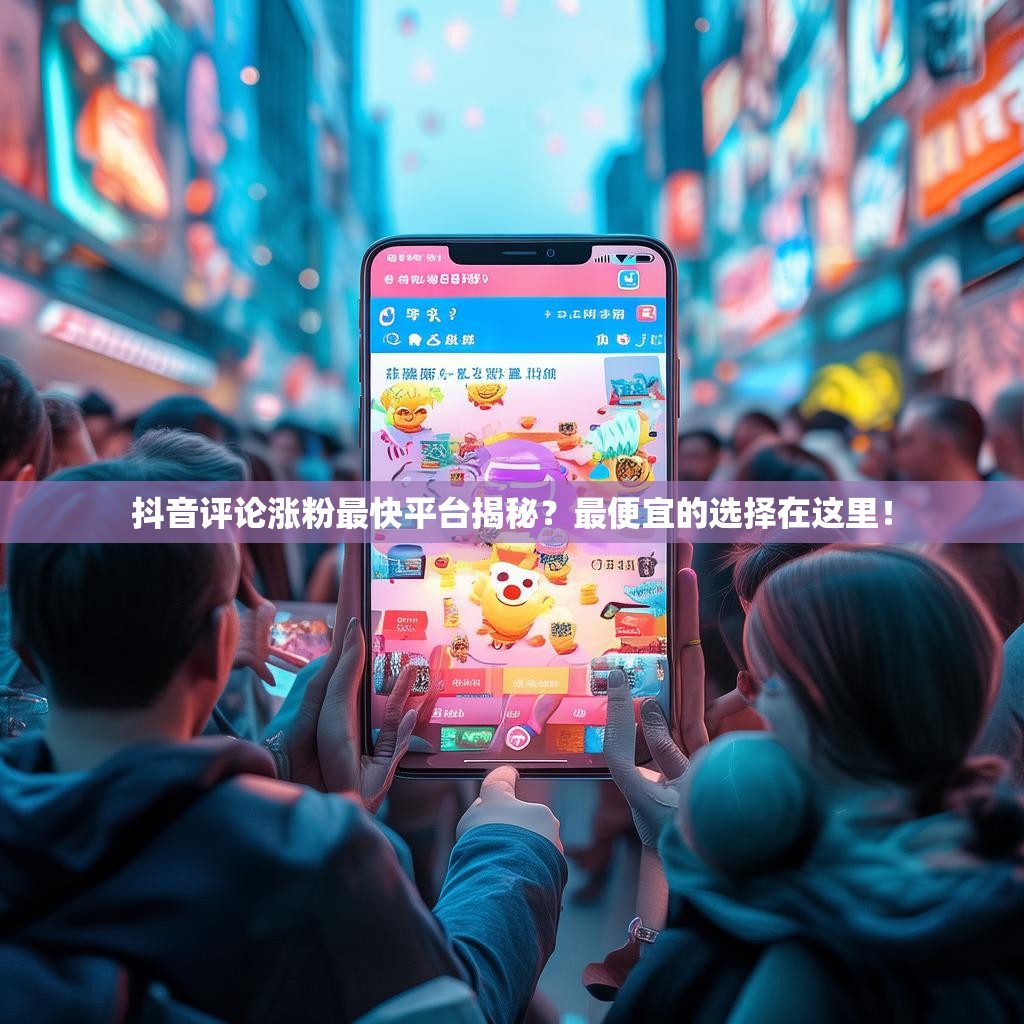 抖音评论涨粉最快平台揭秘？最便宜的选择在这里！