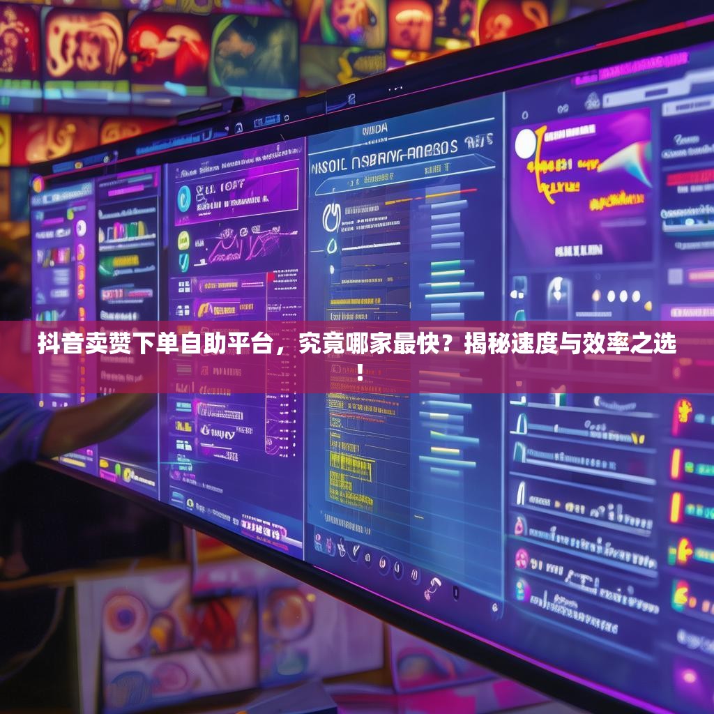 抖音卖赞下单自助平台，究竟哪家最快？揭秘速度与效率之选！