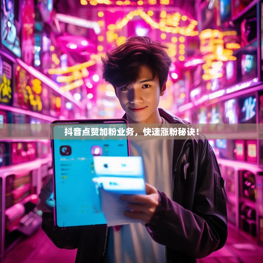 抖音点赞加粉业务，快速涨粉秘诀！