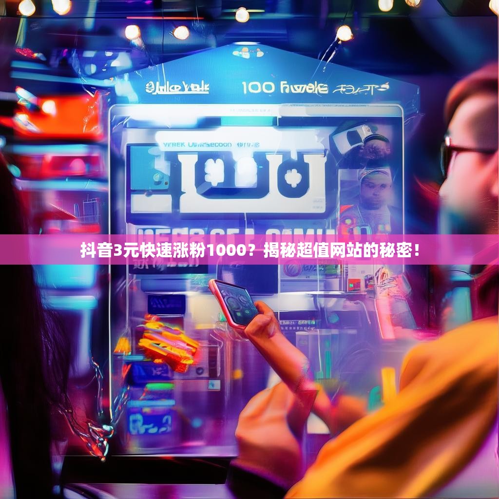 抖音3元快速涨粉1000？揭秘超值网站的秘密！