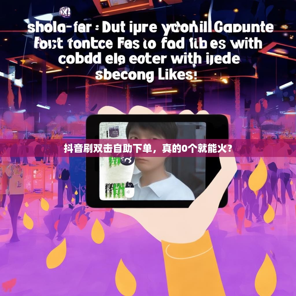 抖音刷双击自助下单，真的0个就能火？