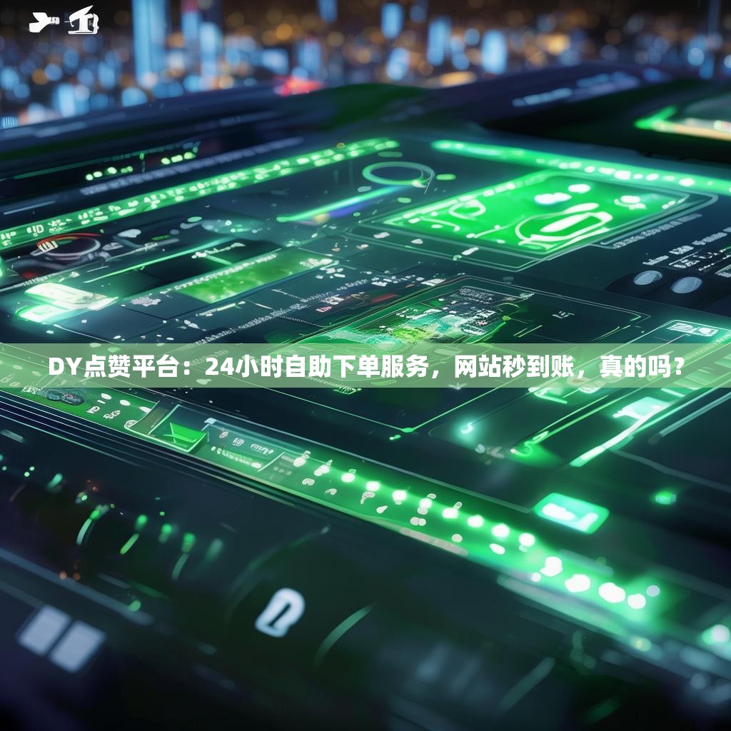 DY点赞平台：24小时自助下单服务，网站秒到账，真的吗？