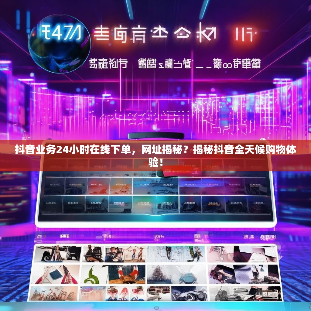 抖音业务24小时在线下单，网址揭秘？揭秘抖音全天候购物体验！