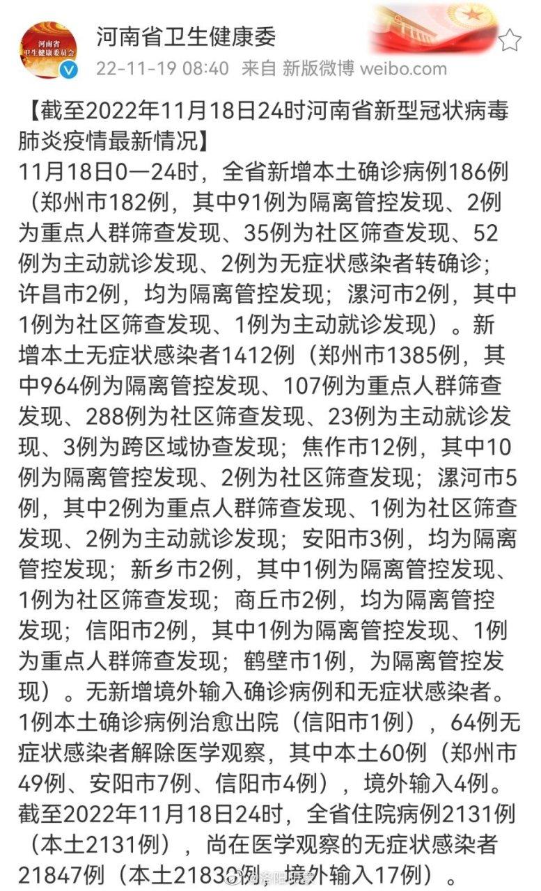 河南疫情严重地区有哪些？郑州、洛阳等地疫情情况汇总