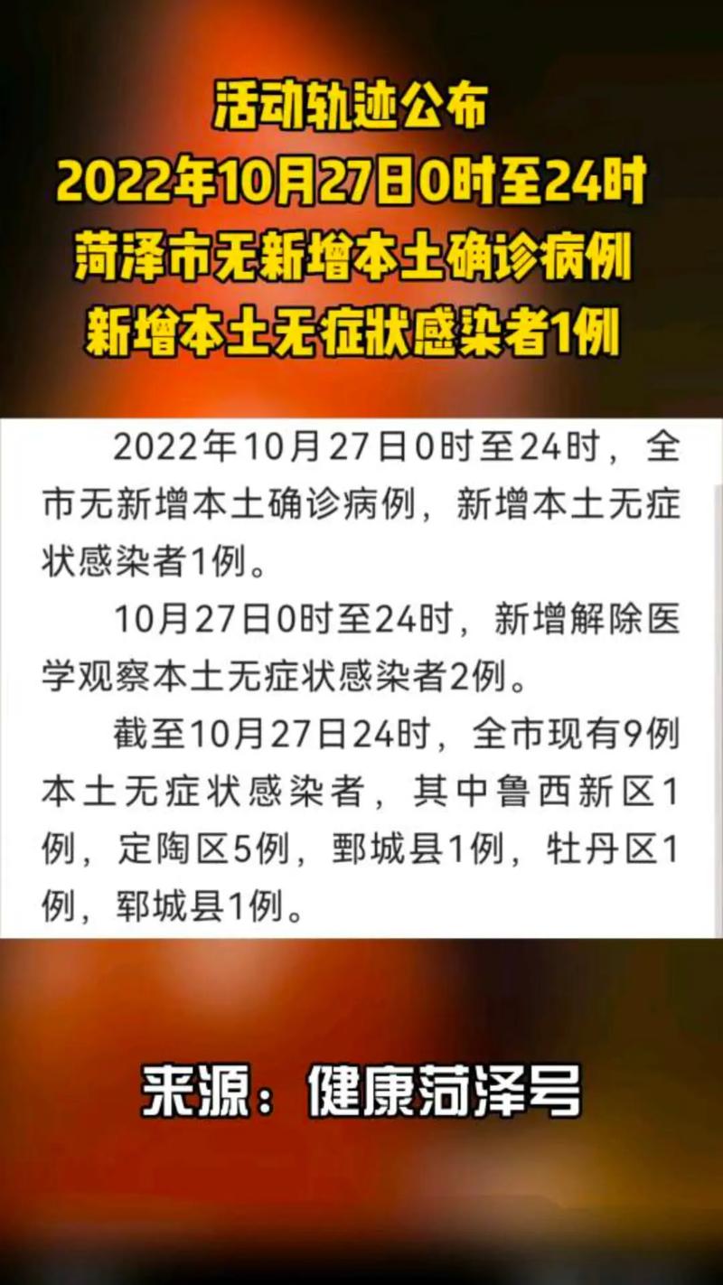 山东菏泽疫情最新消息，确诊病例减少，部分地区已解封
